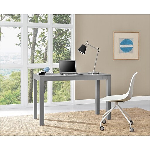 Shop Staples For Altra Large Parsons Desk With 2 Drawers Gray