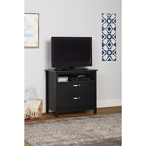 Shop Staples For Ameriwood Home River Layne 2 Drawer Media Dresser