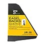 Lineco Single Wing Self-Stick Easel Backs, Size 5", Black, Pack of 100 (PK4-328-3334)~#|#~sp60806827_sc7