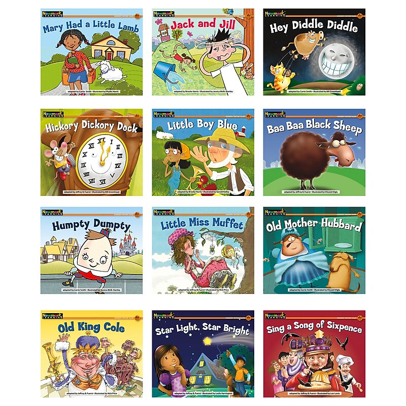 Newmark Learning Rising Readers 12 Titles Nursery Rhyme Tales 1 Single Copy Book Set, 12/Set image 1