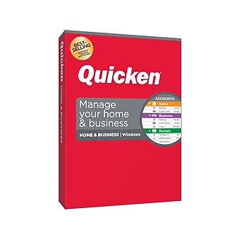 Quicken Home & Business for 1 User, Windows, DVD (170264)