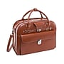 McKlein Roseville Leather Briefcase, Laptop Compatible, Rolling, TSA Checkpoint Friendly, Brown (96644)~#|#~sp60962138_sc7