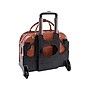 McKlein Roseville Leather Briefcase, Laptop Compatible, Rolling, TSA Checkpoint Friendly, Brown (96644)~#|#~sp60962141_sc7