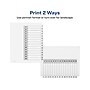 Avery Ready Index Table of Contents Paper Dividers, 1-15 Tabs, White, 6 Sets/Pack (11825)~#|#~sp61031178_sc7