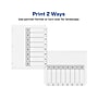Avery Ready Index Table of Contents Paper Dividers, 1-8 Tabs, White, 6 Sets/Pack (11822)~#|#~sp61031186_sc7