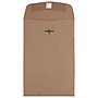 JAM Paper 6 x 9 Kraft Open End Catalog Envelopes with Clasp Closure, Brown Kraft Paper Bag, 100/Pack (563120844B)~#|#~sp61031284_sc7