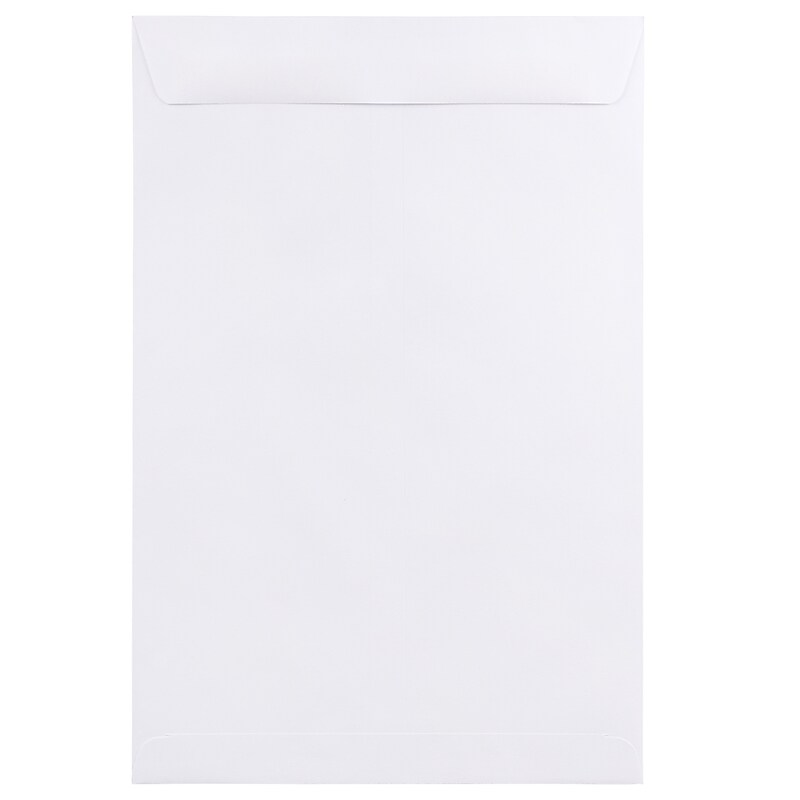 JAM Paper 10 x 15 Open End Catalog Envelopes, White, Bulk 1000/Carton (01623200B) image 1