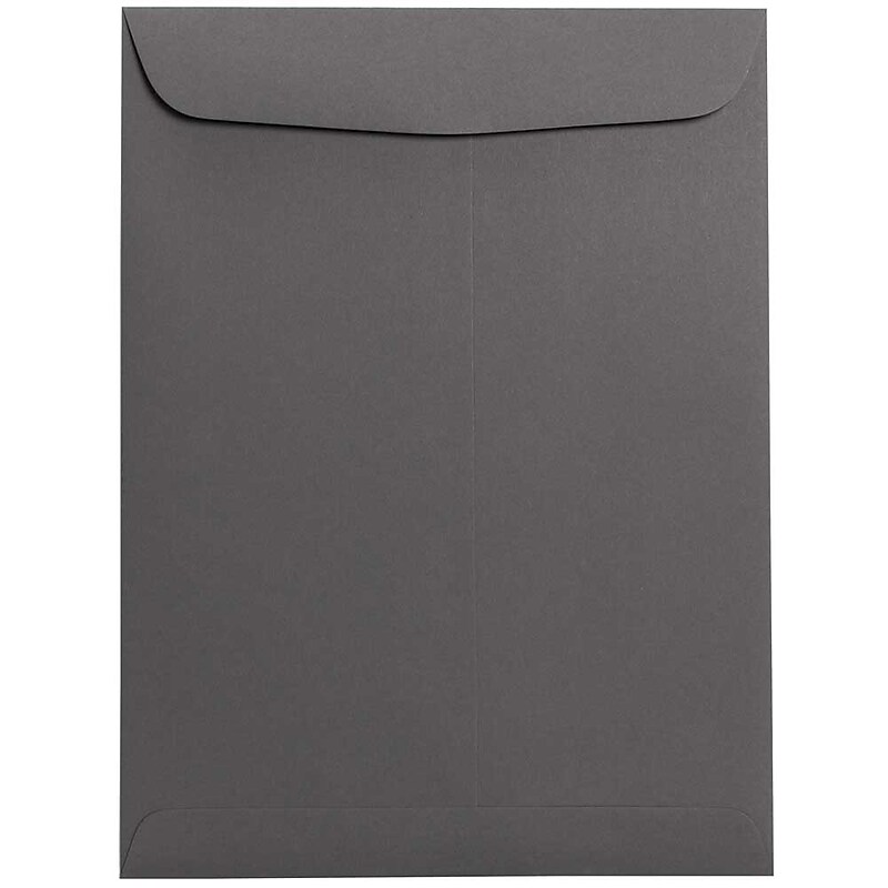 JAM Paper 9 x 12 Open End Catalog Envelopes, Dark Grey, 100/Pack (21285783) image 1