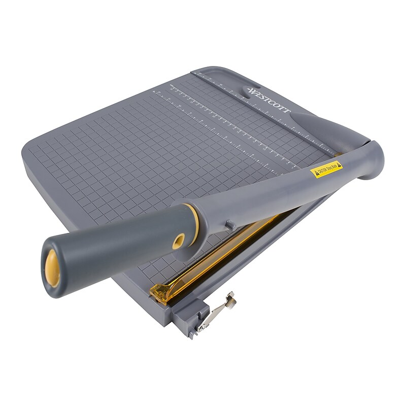 Westcott 12" Guillotine Trimmer, Gray (ACM16912) image 1