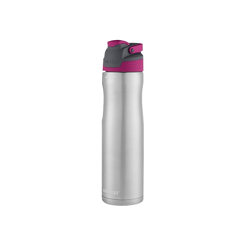 Contigo AUTOSEAL Chill Stainless Steel Vacuum Insulated Water Bottle, 24 oz., Very Berry (2001713) image 1