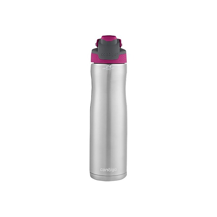 Contigo AUTOSEAL Chill Stainless Steel Vacuum Insulated Water Bottle, 24  oz., Very Berry (2001713)