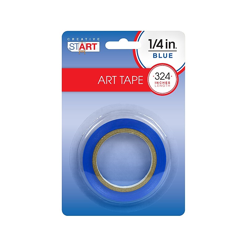 Creative Start Art Artist Tape, 0.25" x 9 Yds., Gloss Blue (71044) image 1