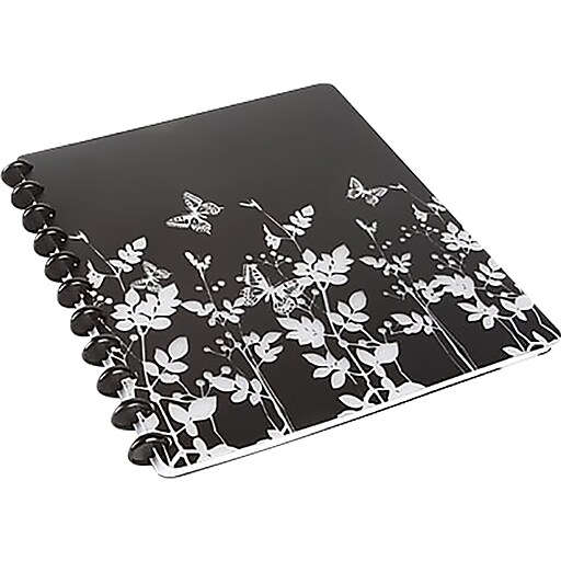 Staples® Customizable Arc Notebook System, 9.38" x 11.25", Narrow Ruled, 60 Sheets, Black with