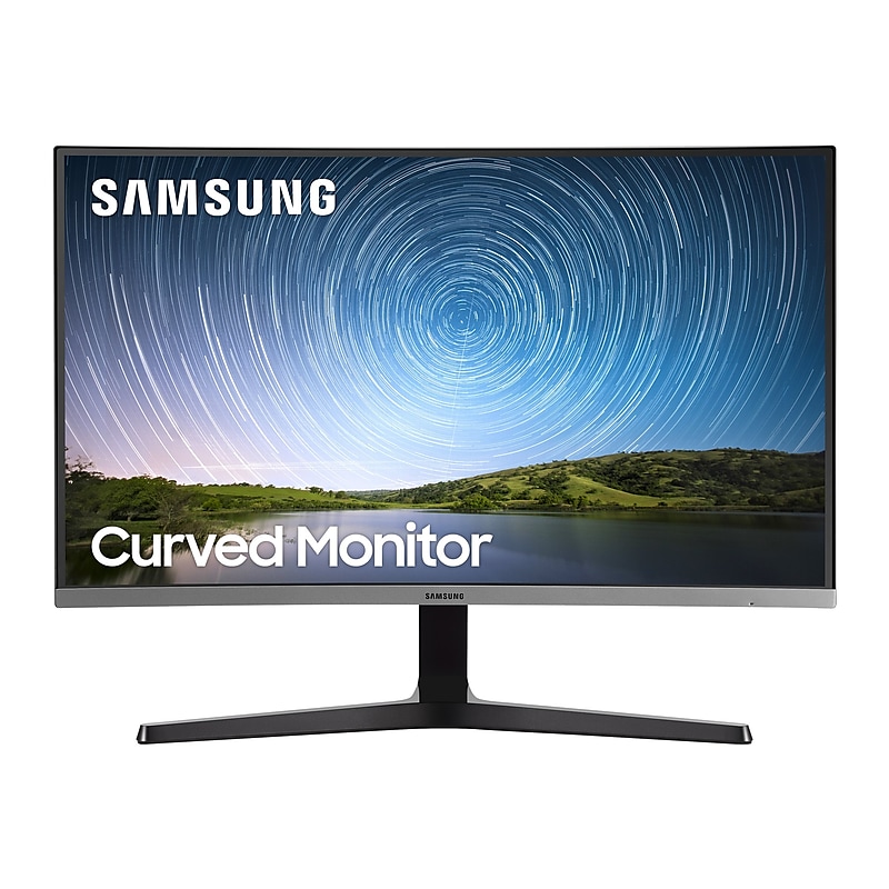 Samsung LC27R500FHNXZA 27" LED Monitor, Dark Gray/Blue image 1