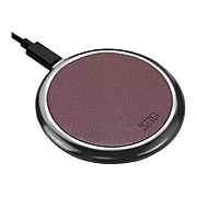 SIIG Wireless Charger for Most Smartphones, Brown (AC-PW1K12-S1)