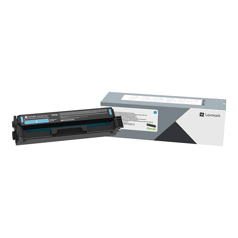 Lexmark C320020 Cyan Standard Yield Toner Cartridge image 1