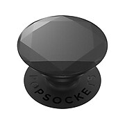 PopSockets Metallic Diamond Black Grip for Most Smartphones (800504)