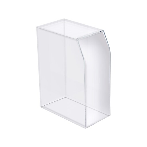 Azar Acrylic Magazine File, Clear (255030) at Staples