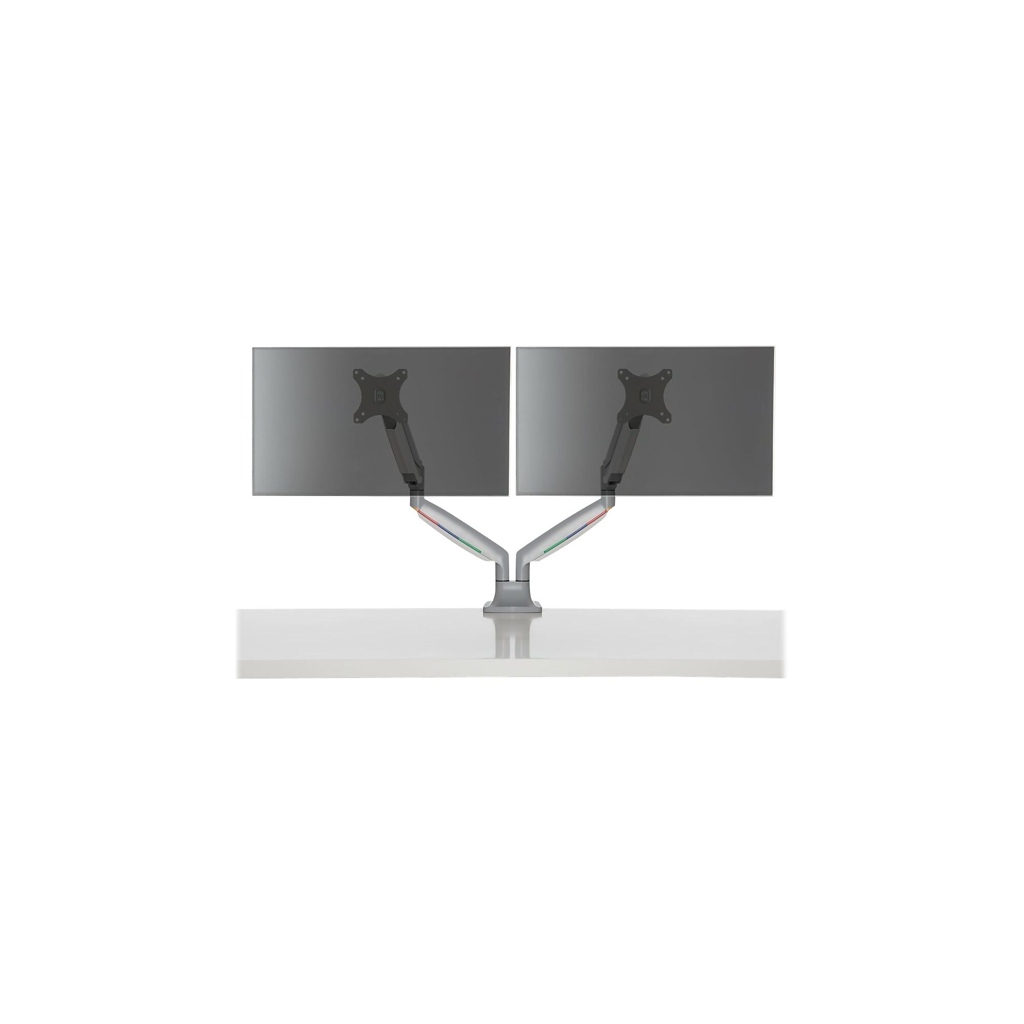Kensington SmartFit One-Touch Dual Adjustable Monitor Arm, Up to 32″ Monitor, Silver Gray (K55471WW) Simolary simolary.com