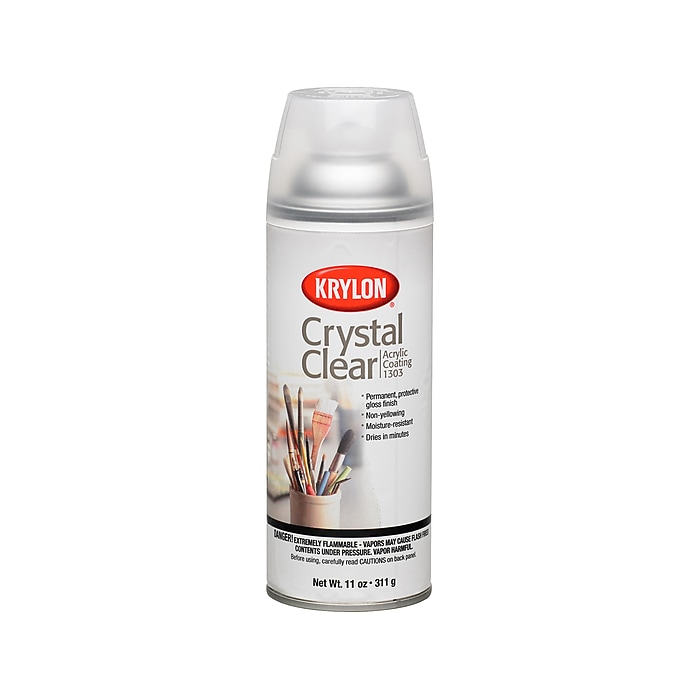 Krylon Crystal Clear Acrylic Gloss, 11 Oz. Spray Can (KR1303