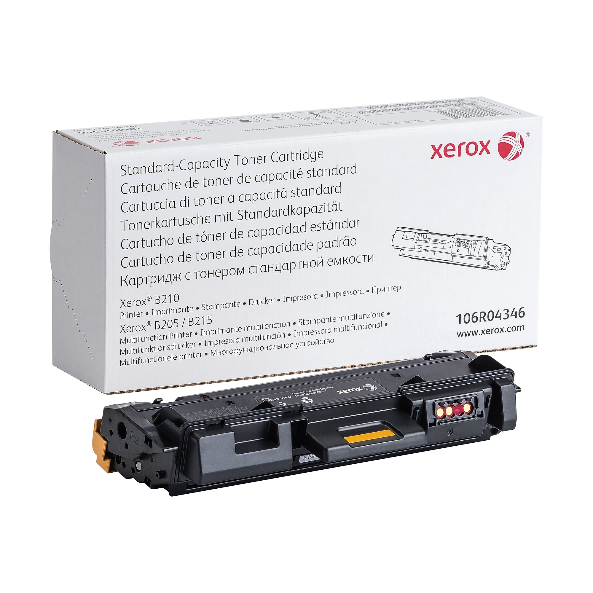 Xerox 106R04346 Black Standard Yield Toner Cartridge, Prints Up to 1,500 Pages (XER106R04346) Sansujyuku sansujyuku.com