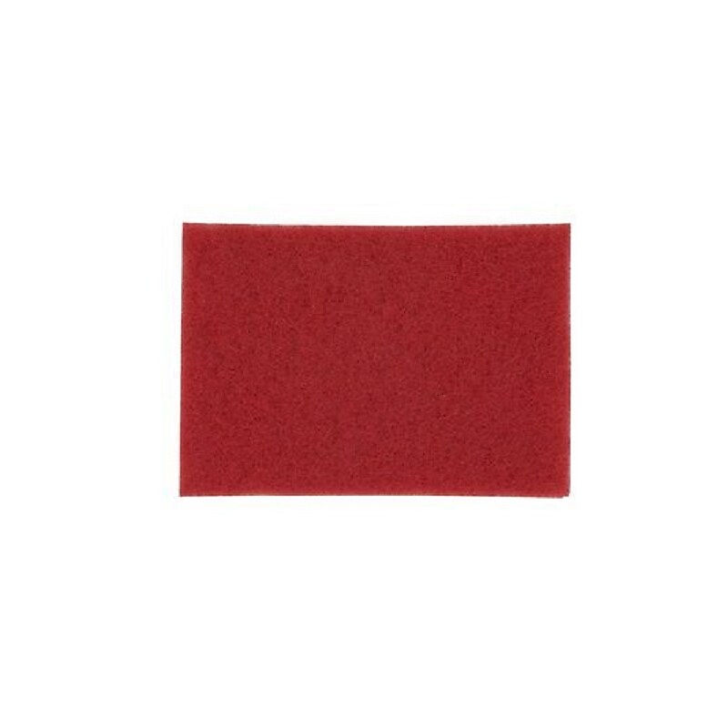 3M Buffing Floor Pad, Red, 5/Carton (5100) image 1