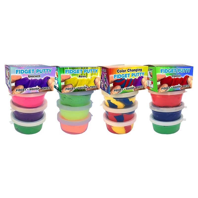 Zorbitz Fidget Putty Activity Set, Assorted Colors (ZOR2922) image 1