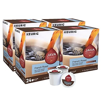 Java Roast French Roast Coffee, Keurig® K-Cup® Pods, Dark Roast, 96/Carton (52966CT)