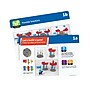 Learning Resources Engineering & Design Castle Building Set, Assorted Colors, 123 Pieces/Set (LER2876)~#|#~sp61914539_sc7