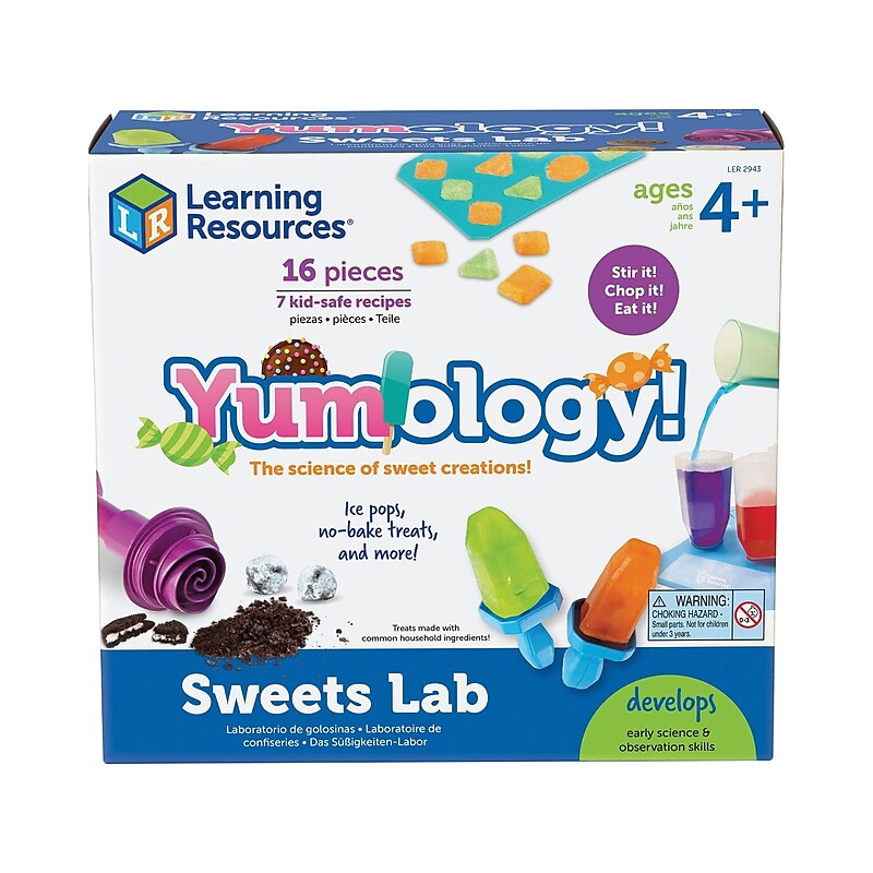 Learning Resources Yumology! Sweets Lab, Assorted Colors, 16 Pieces/Set (LER2943) image 1