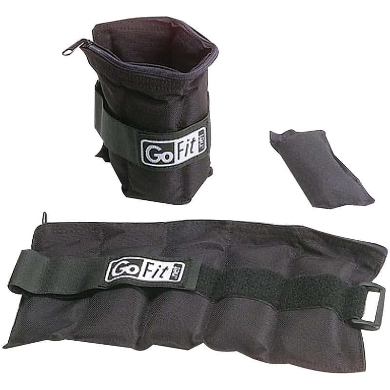 Gofit Ankle Weights, Black, 2/Pair (GF-5W) image 1