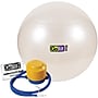 Gofit Exercise Ball With Pump, White (GF-65BALL)~#|#~sp61919169_sc7