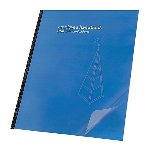 Swingline GBC Clear View Presentation Covers, Letter Size, Clear, 25