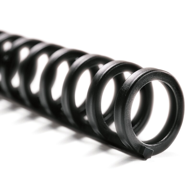 GBC 1/2" Plastic Binding Spine Comb, 85 Sheet Capacity, Black, 25/Pack (2515660) image 1