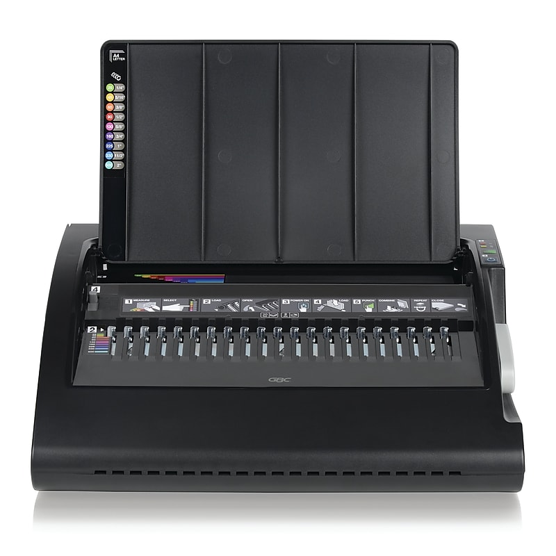 Swingline GBC CombBind C210E Comb Binding Machine, 330 Sheet Capacity, Black (7708175) image 1
