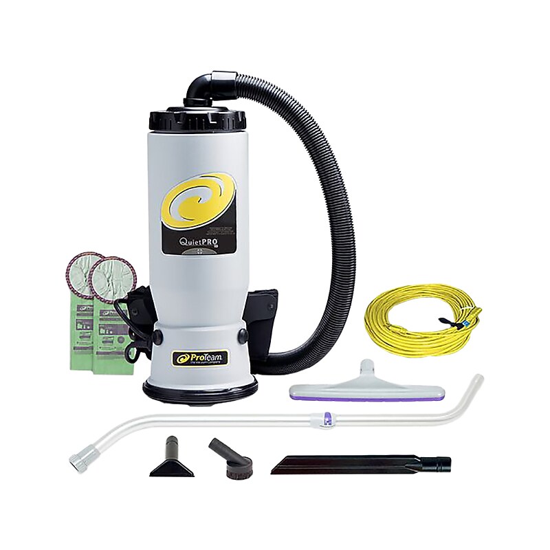 ProTeam QuietPro BP Backpack Vacuum, Gray/Black (107146) image 1