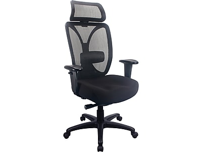 Tempur-Pedic Mesh Back Fabric Computer and Desk Chair, Black (TP6450-BLKMB)