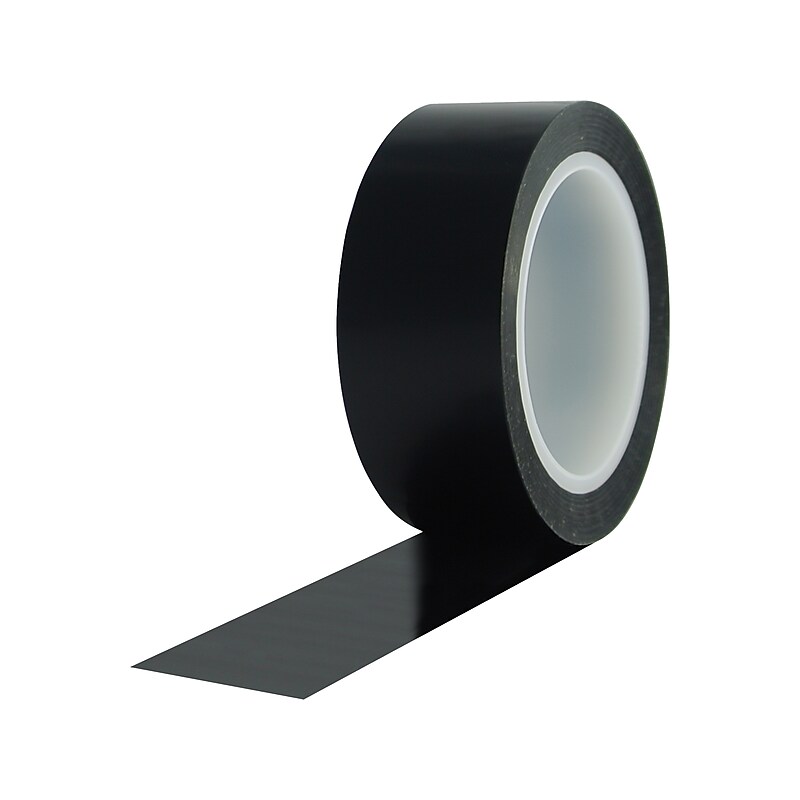 Bertech Masking Tape, 1" x 36 Yds., Black (PPTB-1) image 1