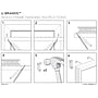 U Brands Magnetic Chalkboard, White Frame, 40" x 30" (2916U00-01)~#|#~sp62070050_sc7