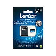 Lexar High-Performance 633x LSDMI64GBBNL633 64GB Flash Memory, microSDXC