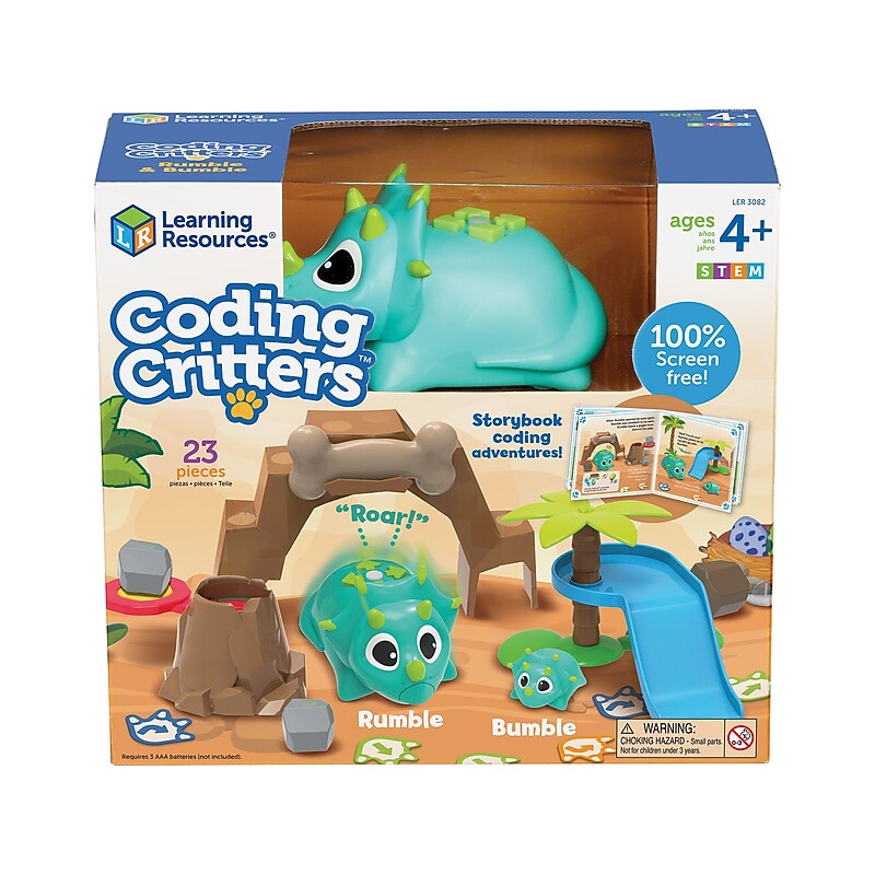 Learning Resources Coding Critters Rumble & Bumble, 23 Pieces/Set (LER3082) image 1