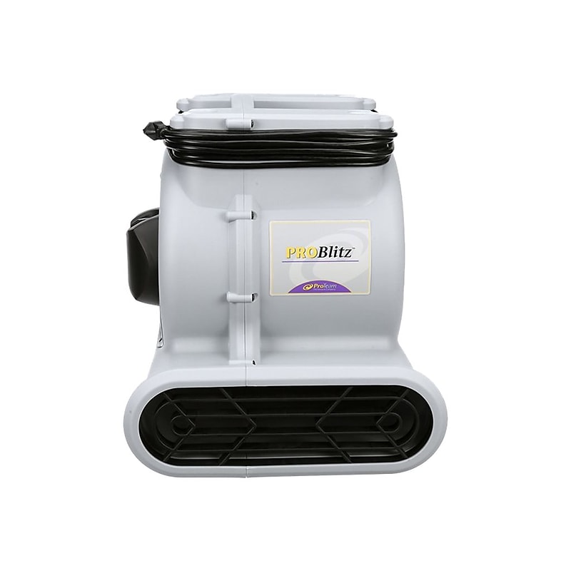 ProTeam ProBlitz Airmover 18.23" Portable Fan, 3-Speed, Light Gray/Black (107132) image 1