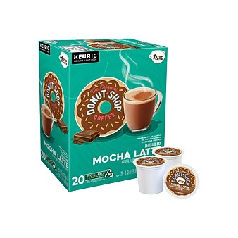 original donut shop mocha latte