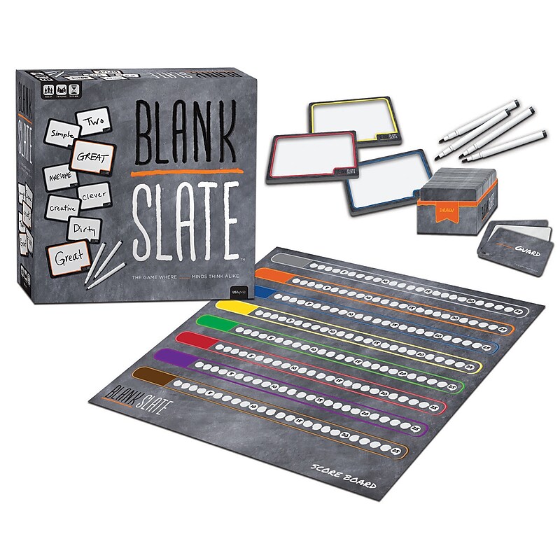 USAopoly Blank Slate Board Game, Ages 8+ (USABL123537) image 1