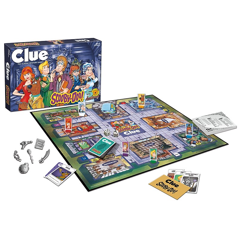 USAopoly CLUE®: Scooby-Doo Board Game, Ages 8+ (USACL010001) image 1