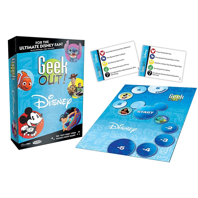 USAopoly Disney Geek Out Board Game, Ages 10+ (USAGO004000) image 1