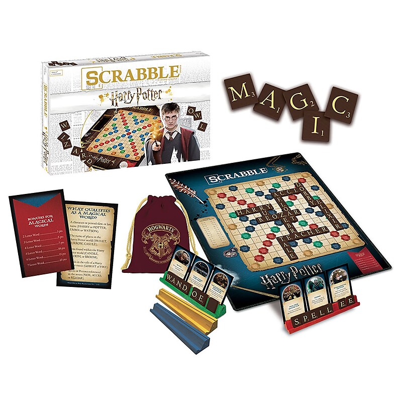 USAopoly SCRABBLE®: World of Harry Potter Board Game, Ages 11+ (USASC010400) image 1