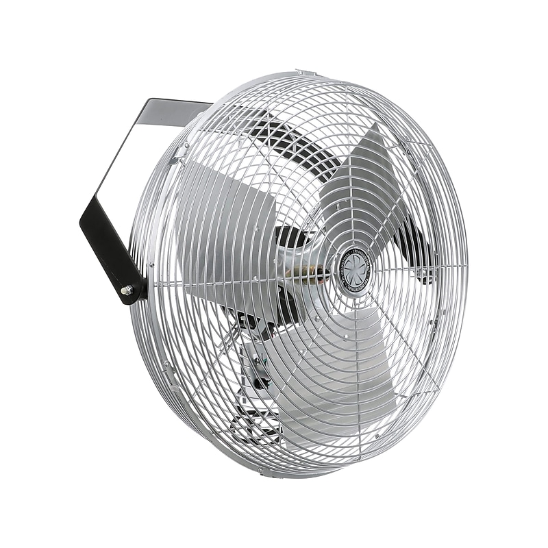 TPI Corporation 18" Wall Fan, 3-Speed, Silver (LDF-18-TE) image 1