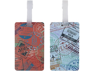 Travelon Passport Stamps Luggage Tag