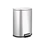 Nine Stars Stainless Steel Step Trash Can, 13.21 gal., Silver (SOT-50-3)~#|#~sp62510182_sc7